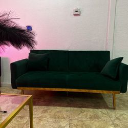 EMERALD GREEN COUCH FOR SALE