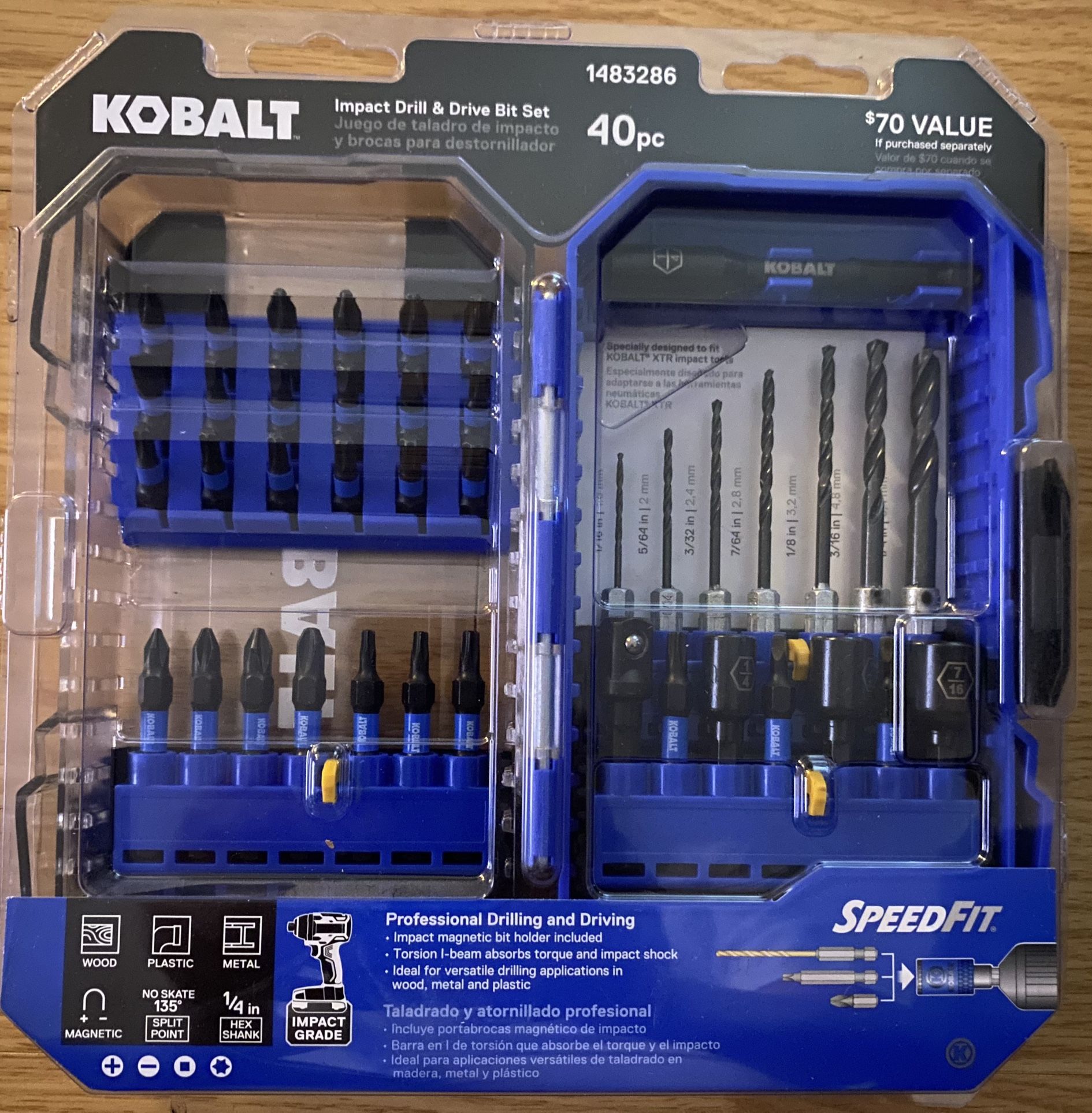 Kobalt Impact Drill And Driving Bit Set 