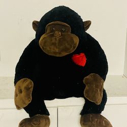 Larged stuffed Valentines Gorilla 