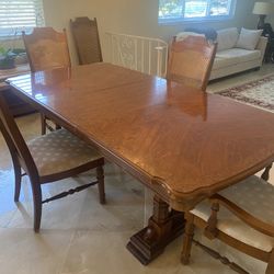 Dining Table And 6 Matching Chairs