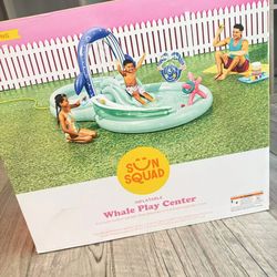 Sun Squad Inflatable Whale Play Center – Brand New opened box