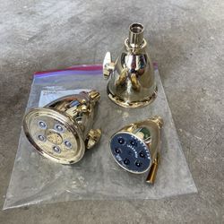Speakman Polished Brass Anystream Shower heads