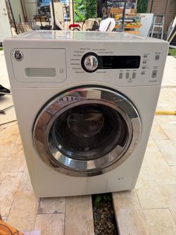 GE Front Load Washing Machine White