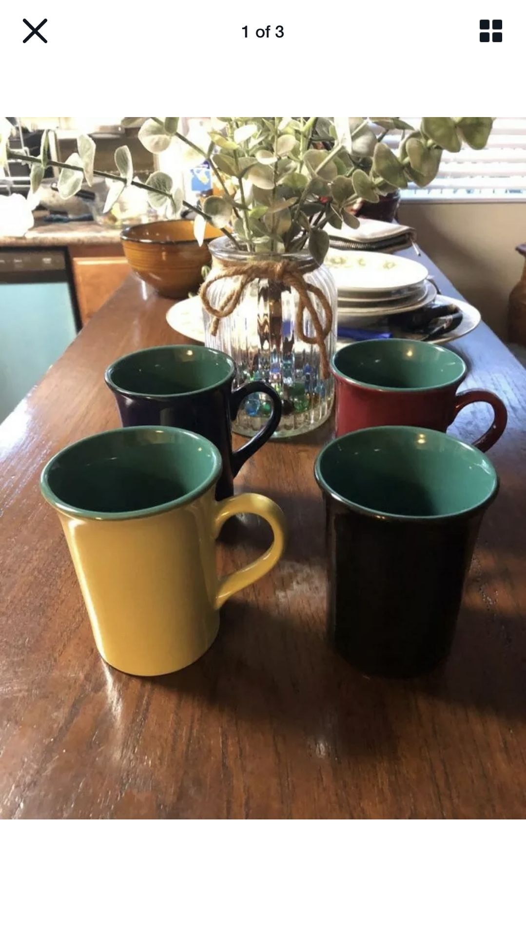 Jay Import Coffee Mugs Cups set of 4