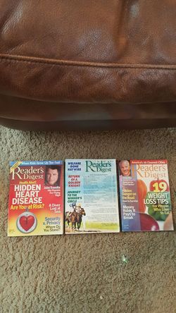 3 Reader's Digest Magazines