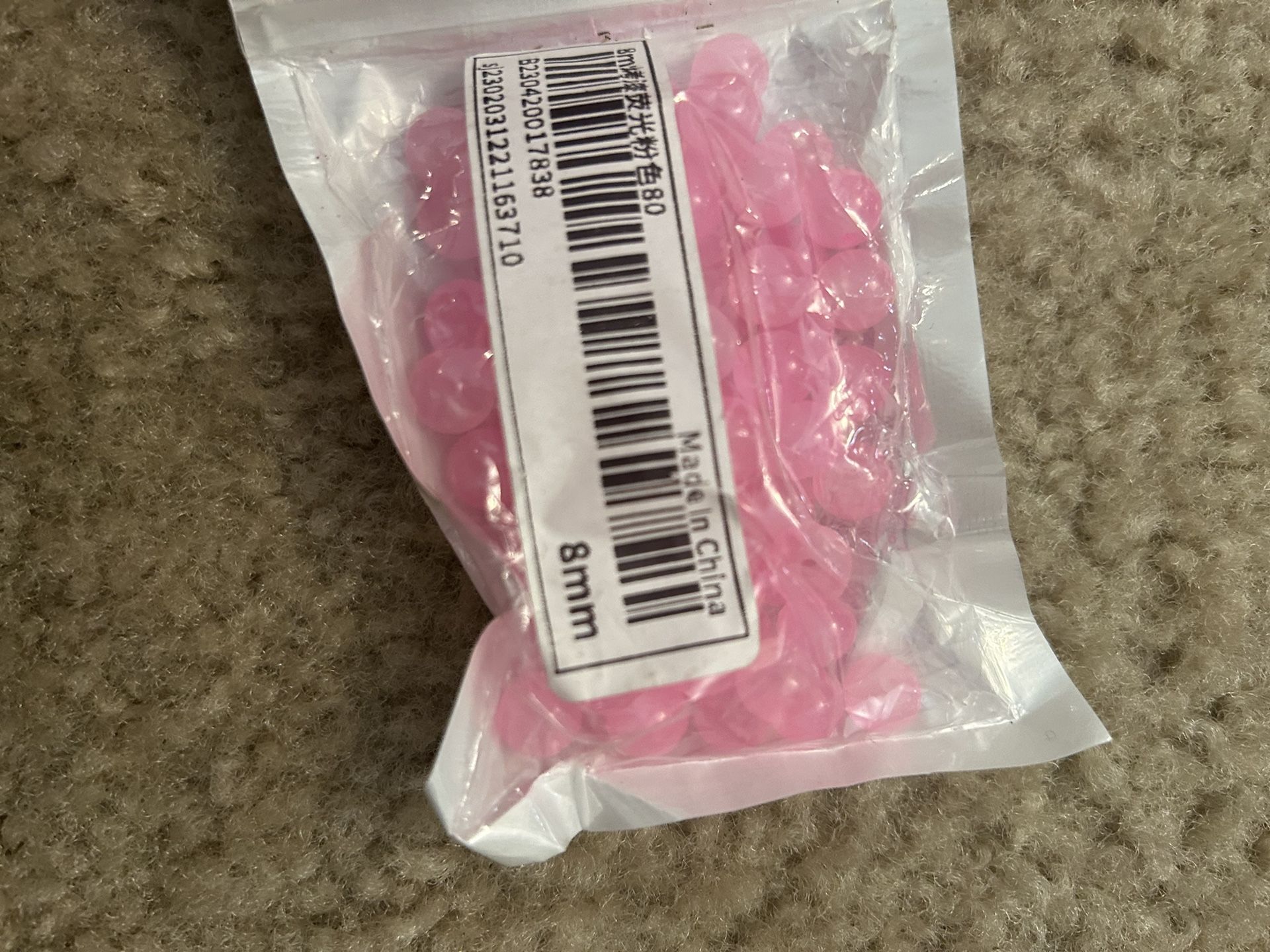 Jewlery Making Pink 8mm Beads Project Art