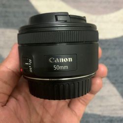 Canon 50mm Black Lens