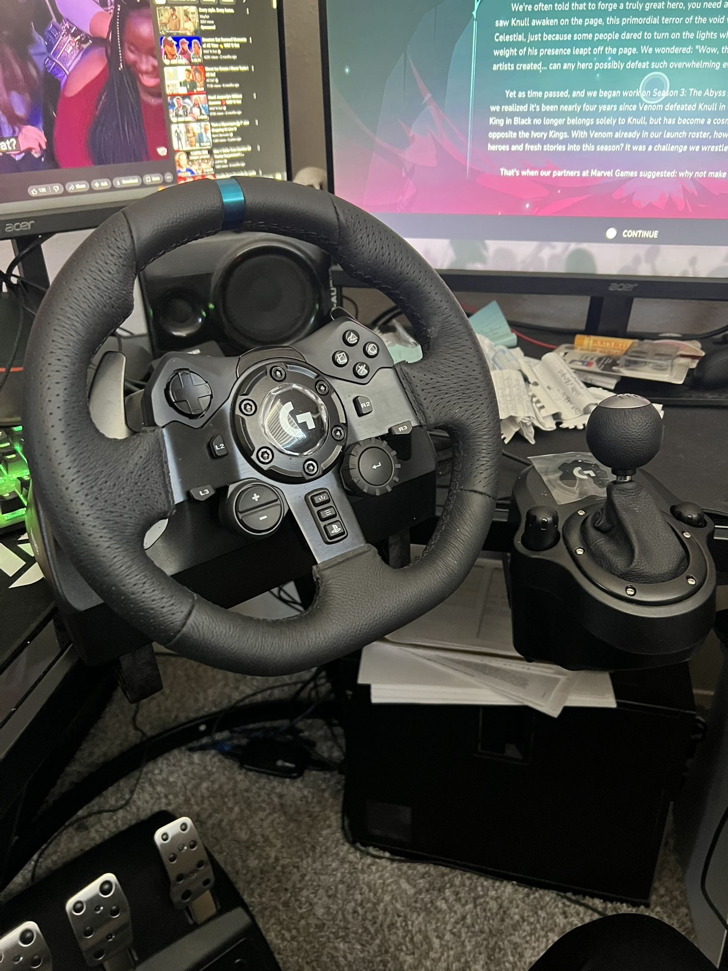 Logitech G923 (Barely Used)