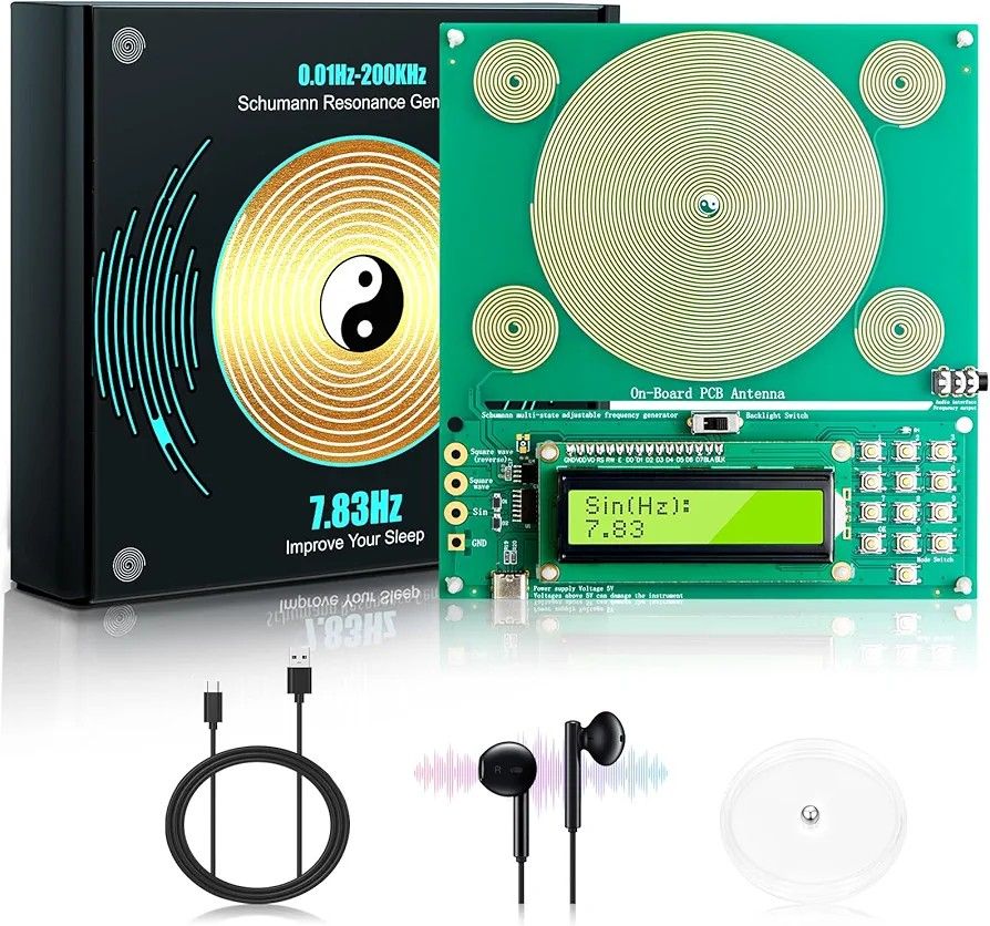 Frequency Generator for Healing, Schumann Resonance Generator (0.01Hz-200KHz)
