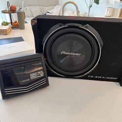 Pioneer TS-SWX3002 + Kenwood Amplifier