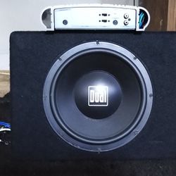 MEI 200w Amp/DUAL 10" Subwoofer With Built In 300w Amplifier