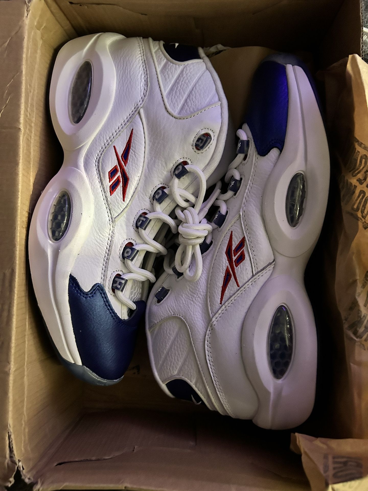 Reebok Question Mid Double Cross/ SZ 11 🔥🔥🔥