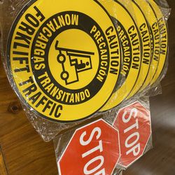P65 Forklift Signs