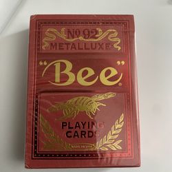 Brand New No 92 Metalluxe Playing Cards by Bee