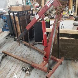Jack stands engine stand and Cherry Picker