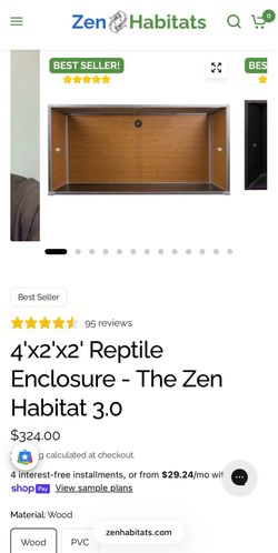 Vivarium 4’x2’x2’ with extras