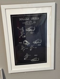 Framed Soccer prints