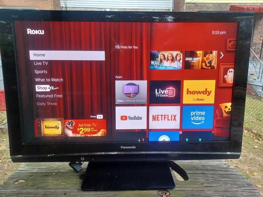 50"PANASONIC 1080P HDTV WITH ROKU REMOTE $150 FINAL PRICE