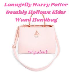 Loungefly Harry Potter Deathly Hollows Elder Wand Crossbody Handbag Satchel NWT