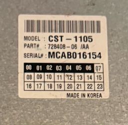 Hyosung ATM Cash Cassette CST-1105 Cash Box Part #728408-06 Made in Korea