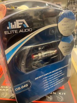 Elite Audio OB-04G 2000W Amplifier Installation Kit