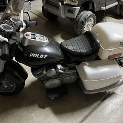 Power Wheels motor-z Police Motorcycle 12v