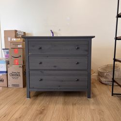 Grey Wood Dresser