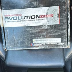 Evolution coated "power stop" Genuine geomet coat rotors