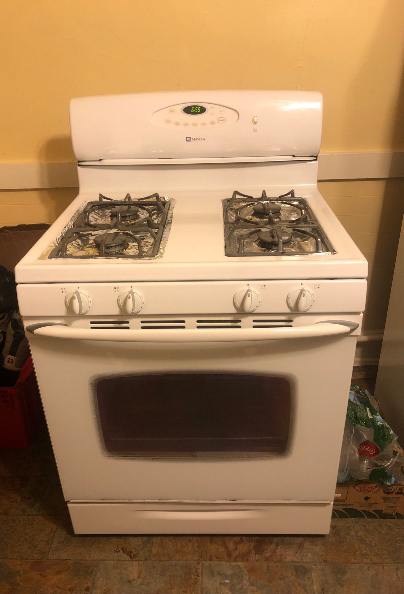 Maytag stove