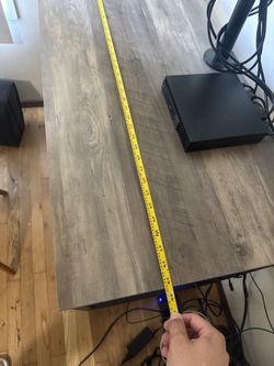 Table and monitor