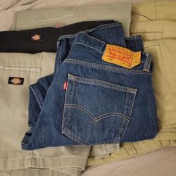 Dickie Shorts And A Pair Of Levi 501s 