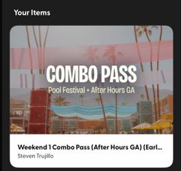 Splash House Ticket