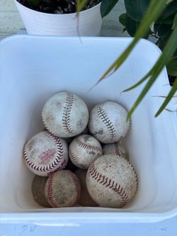 Used baseballs