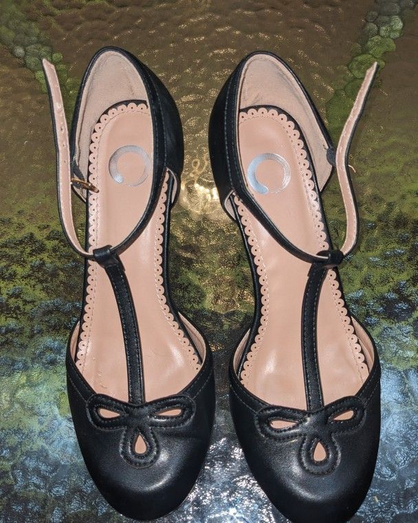 T Strap Shoes