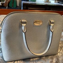 Michael Kors Silver Handbag 