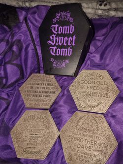 Haunted Mansion Tomb Sweet Tomb Coaster Set