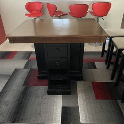 Dining Room Table W/ Wine Holders