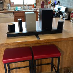Samsung Soundbar With Tweeters, Surround Sound Audio, Amplifying Receiver