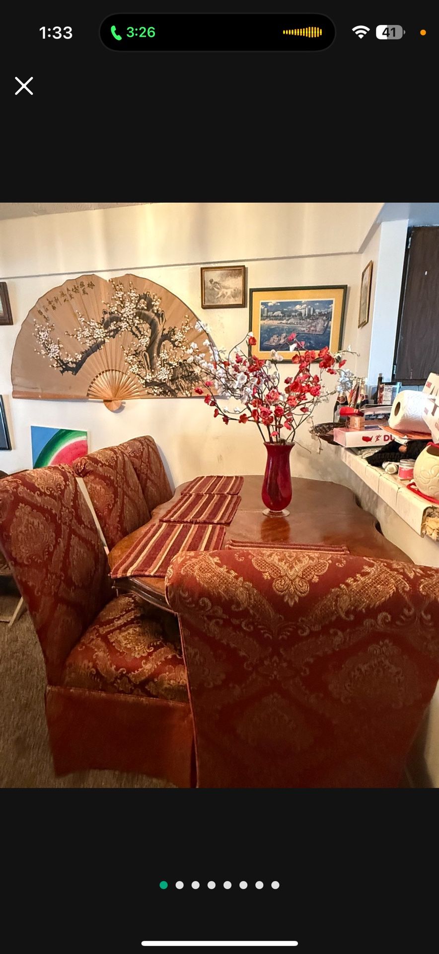 Large dining room table