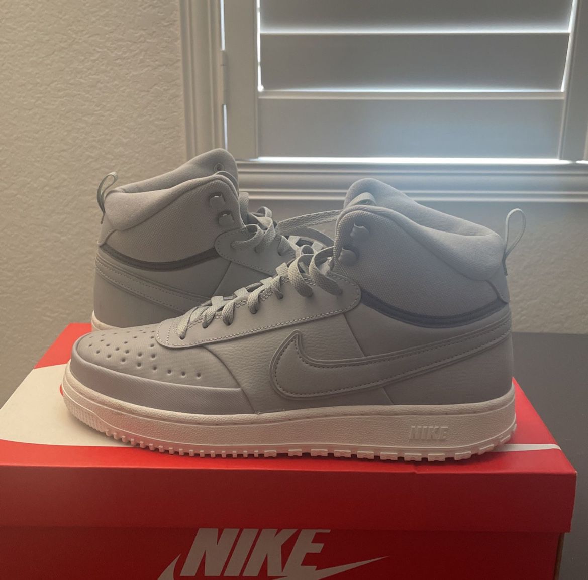 Nike Court Vision Mid Winter Gray Size 12