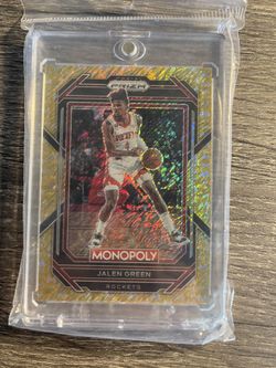 Monopoly Jalen Green Gold Shimmer /100