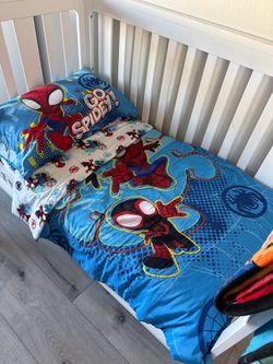Disney Spidy Bed Set Plus an organic mattress protector only