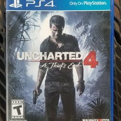 UNCHARTED 4 A THIEF'S END PS4