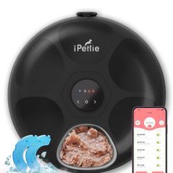 Brand New iPettie Donut Frost WiFi 6 Meal Automatic Cat Food Dispenser