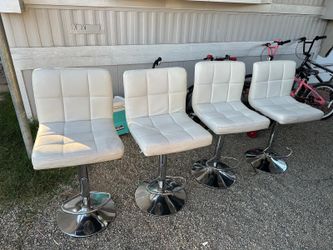 White chairs set