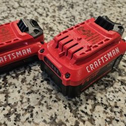 2 Craftsman 20v Batteries