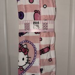 Hello Kitty Purple Bow Throw