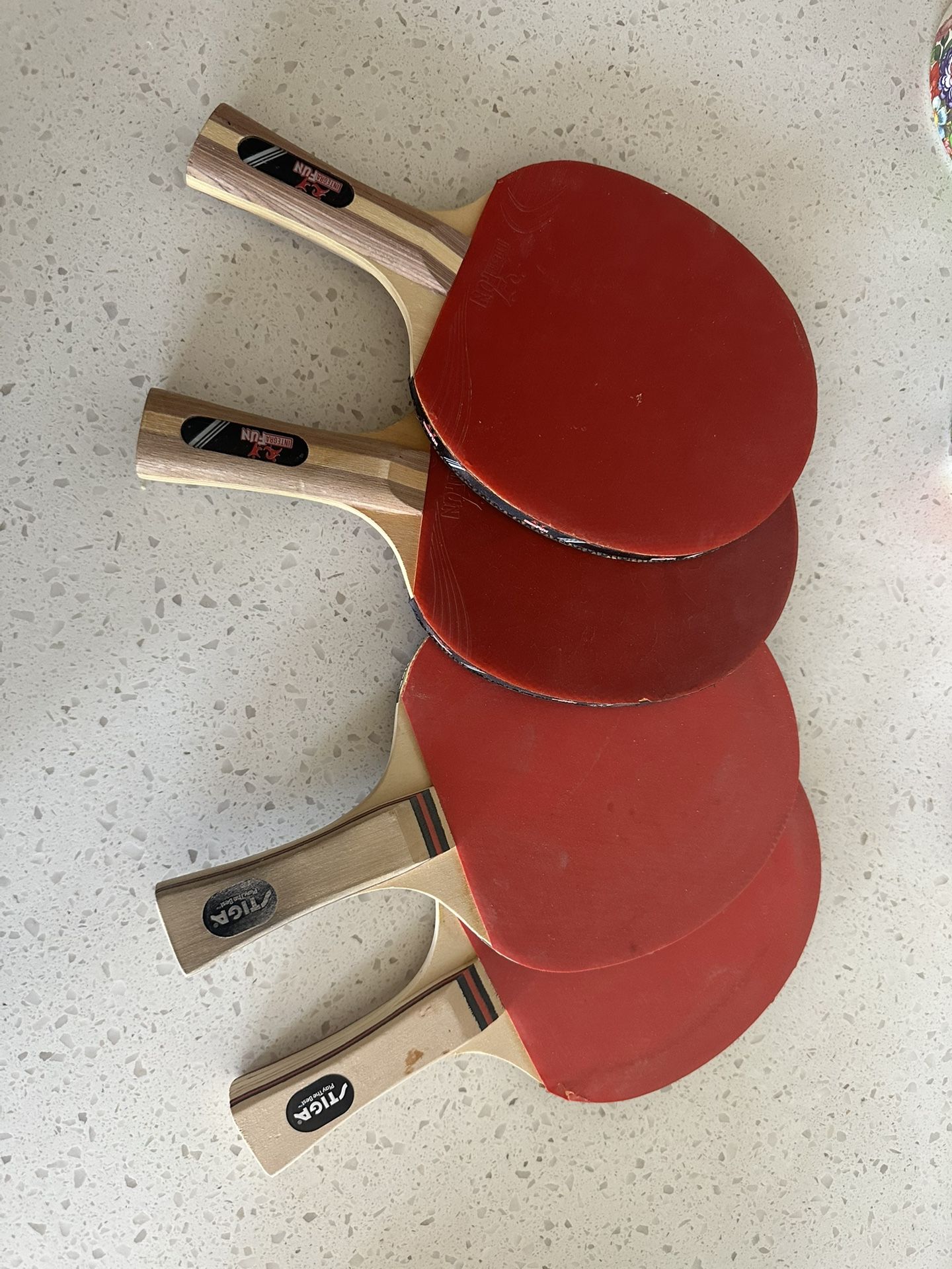 Ping Pong Paddles And Balls