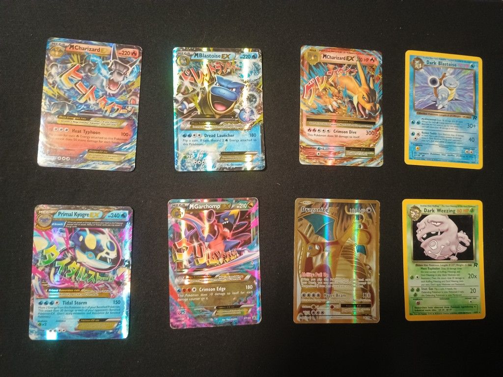 Pokemon Cards Mega Ex And Dark Cards