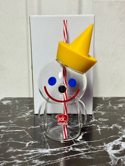 Jack in The Box Glass Sipper Cup